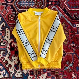 Mini Rodini Panda Yellow Track Jacket 5-7 years 116-122